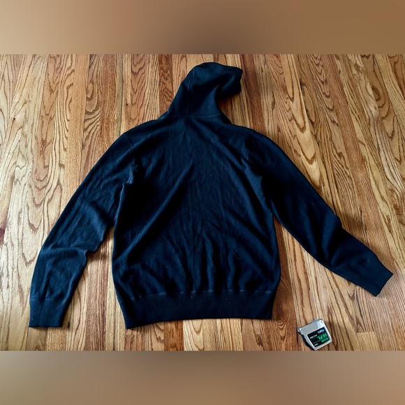 Dolce & Gabbana Black Cashmere Knit Hoodie DG Logo Made in Italy - Medium - Picture 9 of 9